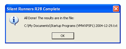 The script will display a little window when it's done.